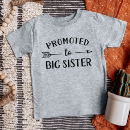 Camiseta De Bebé Promocionada a Anuncio de Nuevo Bebé de Hermana Ma
