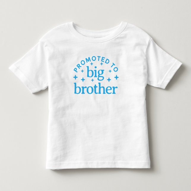Camiseta De Bebé Promocionado a Gran Hermano (Anverso)