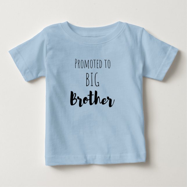 Camiseta De Bebé Promoted to big brother (Anverso)