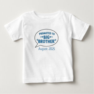 Camiseta De Bebé Promoted To Big Brother Shirt, Future Big Brother