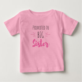 Camiseta De Bebé Promoted to big sister
