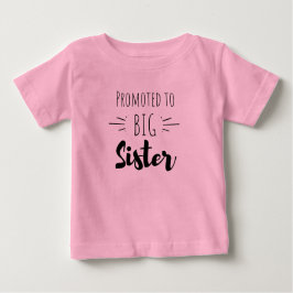 Camiseta De Bebé Promoted to big sister