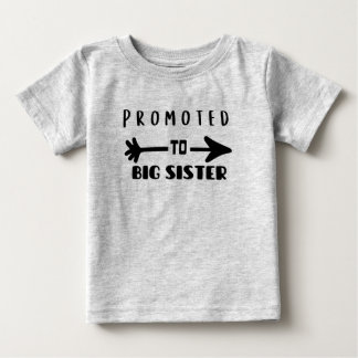 Camiseta De Bebé Promovido a la hermana mayor que compite con su he