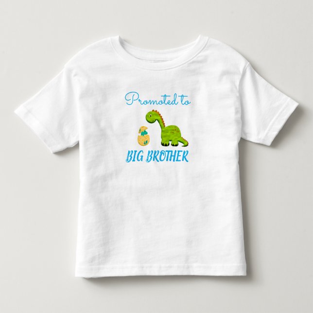 Camiseta De Bebé Promovido al hermano mayor (Anverso)