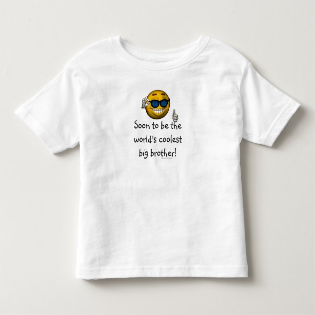 Camiseta De Bebé "¡Pronto será el Gran Hermano más frío del mundo!" (Anverso)