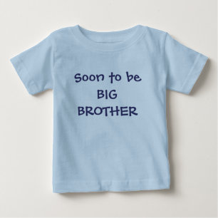 Camiseta De Bebé Pronto será el gran hermano mayor