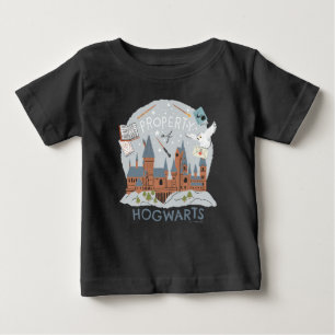 Camiseta De Bebé Propiedad de Hogwarts Gráfico de Dibujos Animados
