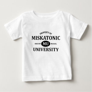 Camiseta De Bebé Propiedad de la universidad de Miskatonic
