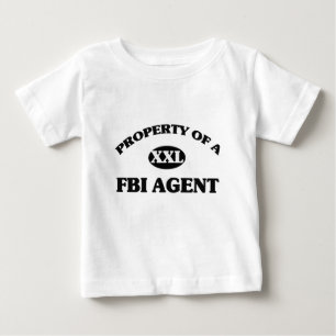 Camiseta De Bebé Propiedad de un AGENTE DEL FBI