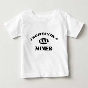 Camiseta De Bebé Propiedad de un MINERO