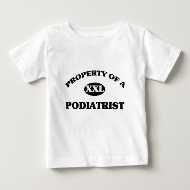 Camiseta De Bebé Propiedad de un PODIATRIST (Anverso)