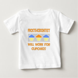 Camiseta De Bebé Próspero dontista... Trabajará Para Pasteles