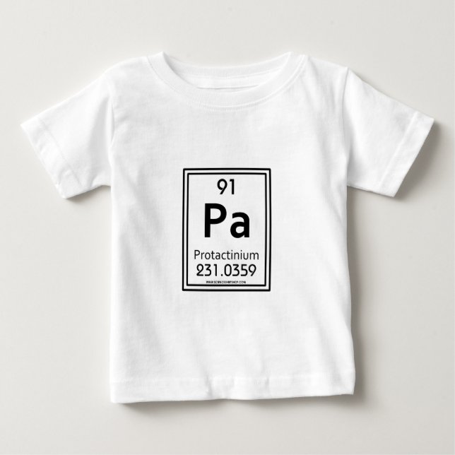 Camiseta De Bebé Protactinium 91 (Anverso)