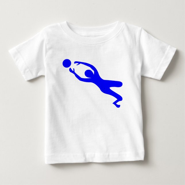 Camiseta De Bebé Protector de objetivos - Azul (Anverso)