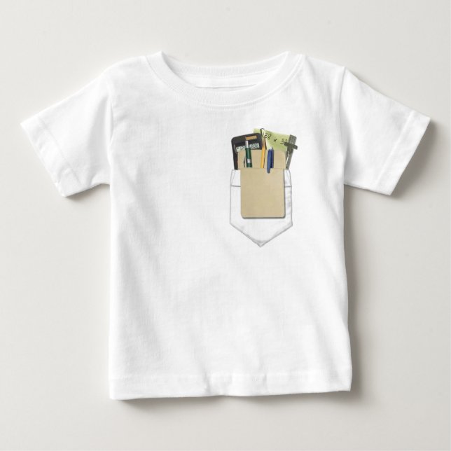 Camiseta De Bebé Protector del bolsillo (Anverso)