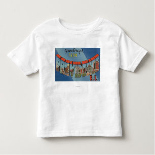 Camiseta De Bebé Providence, Rhode Island - escenas grandes de la