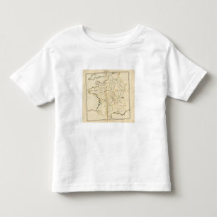 Camiseta De Bebé Provincias, Francia