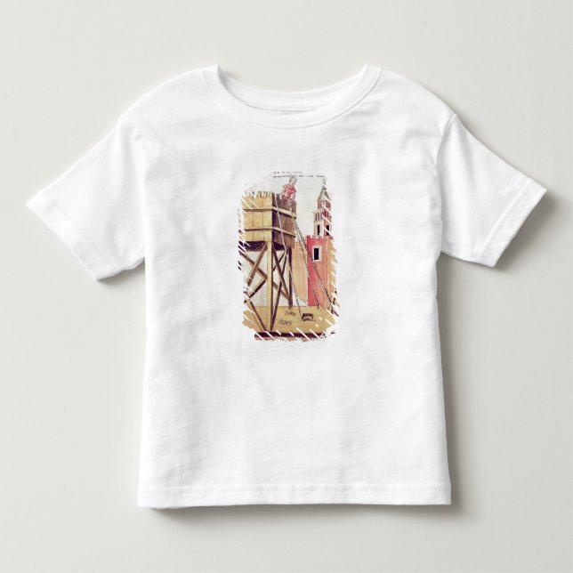 Camiseta De Bebé Proyecto para una torre del cerco (Anverso)