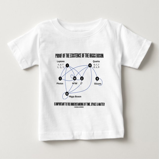 Camiseta De Bebé Prueba de la existencia del bosón de Higgs (Anverso)