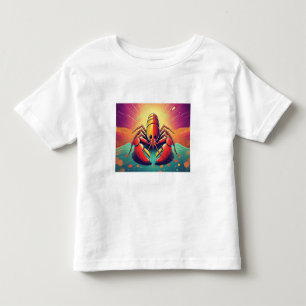 Camiseta De Bebé Psicodelia Lobster Ocean Art