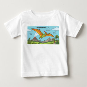 Camiseta De Bebé pterodáctilo dinosaurio 