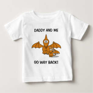 Camiseta De Bebé Pterodactyl del papá y del bebé