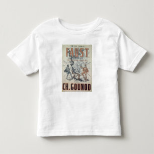 Camiseta De Bebé Publicidad de poster 'Faust