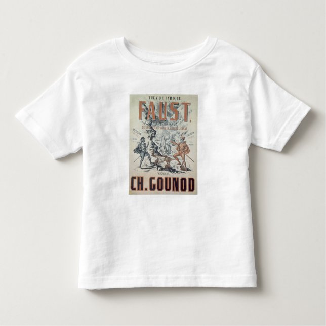 Camiseta De Bebé Publicidad de poster 'Faust (Anverso)