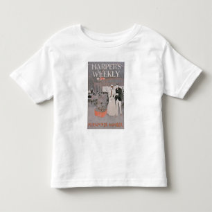 Camiseta De Bebé Publicidad de poster "Harper semanal", pleno