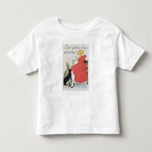 Camiseta De Bebé Publicidad poster Leche esterilizada pura