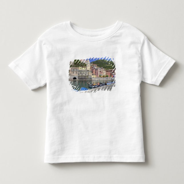 Camiseta De Bebé Pueblo de Vernazza, Cinque Terre, Liguria (Anverso)