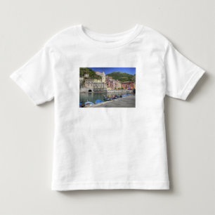 Camiseta De Bebé Pueblo en la ladera de Vernazza, Cinque Terre, Lig