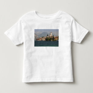 Camiseta De Bebé Pueblo junto al lago, Malcesine, Provincia de Vero
