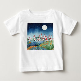 Camiseta De Bebé Pueblo pequeño en colinas