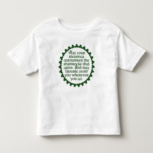 Camiseta De Bebé Pueden sus bendiciones exceder en número los (Anverso)