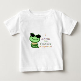 Camiseta De Bebé ¿Puedes decir que soy una rana o príncipe?