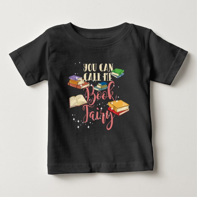 Camiseta De Bebé Puedes Llamarme Bibliotecario De Fairy Fairy Nered (Anverso)