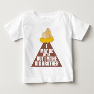 Camiseta De Bebé Puedo estar poco pero soy el hermano mayor