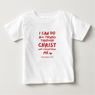 Camiseta De Bebé Puedo Hacer Todas Las Cosas Filipinas 4:13