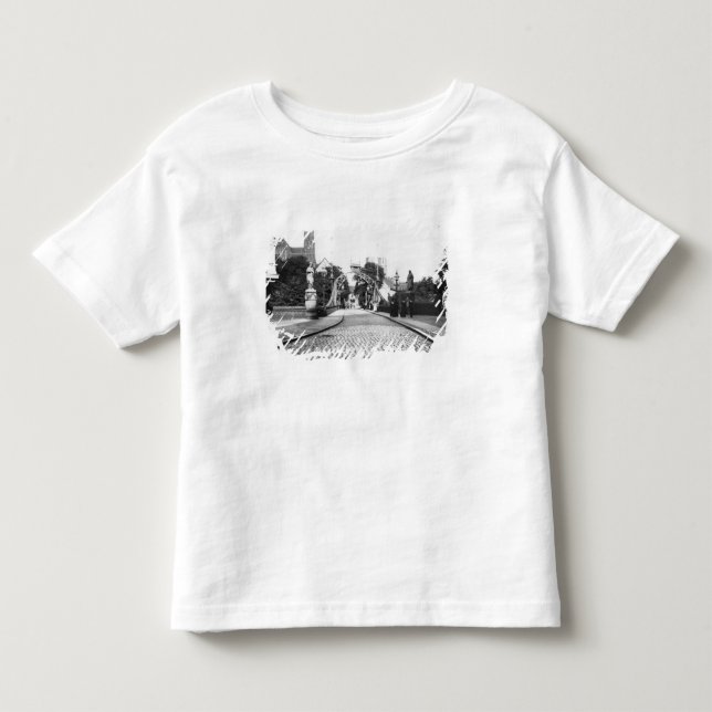 Camiseta De Bebé Puente a la catedral, Breslau Polonia, c.1910 (Anverso)