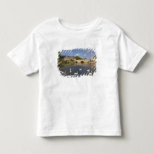 Camiseta De Bebé Puente arqueado de piedra y río Ouse, San Ives,