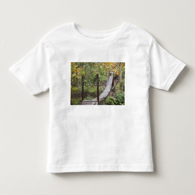 Camiseta De Bebé Puente colgante pequeño, patrimonio nacional del c (Anverso)