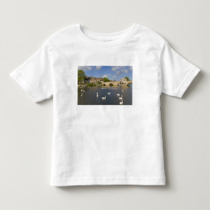 Camiseta De Bebé Puente de arco de piedra y río Ouse, St Ives,
