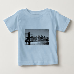 Camiseta De Bebé Puente de Brooklyn Nueva York