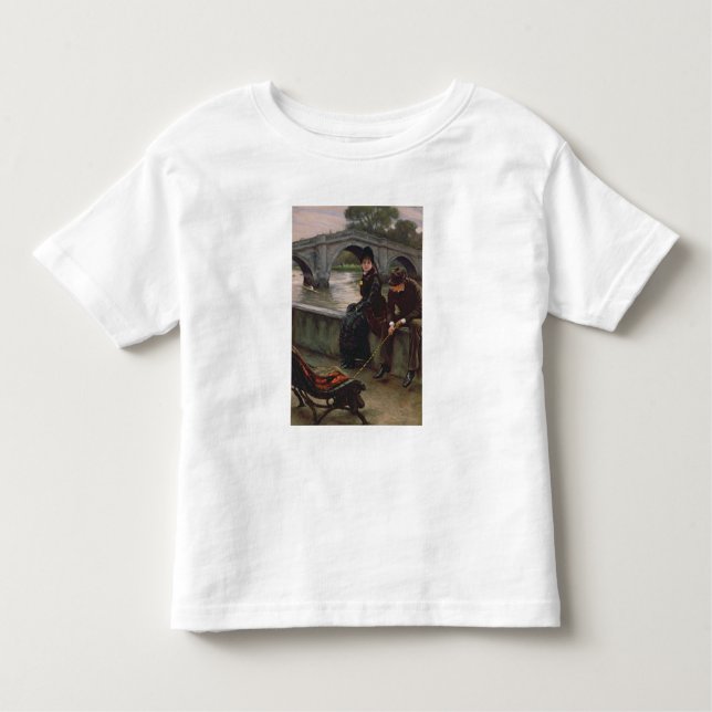 Camiseta De Bebé Puente de James Tissot el | Richmond, c.1878 (Anverso)
