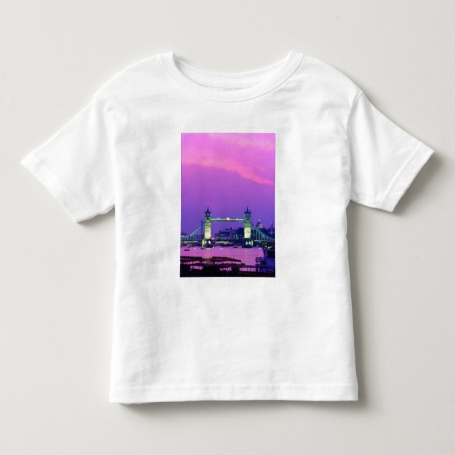 Camiseta De Bebé Puente de la Torre, Londres, Inglaterra 2 (Anverso)