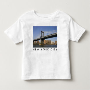 Camiseta De Bebé Puente de Manhattan   Nueva York