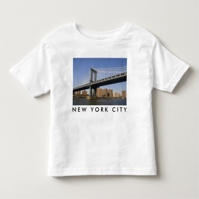Camiseta De Bebé Puente de Manhattan | Nueva York (Anverso)