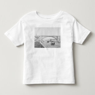 Camiseta De Bebé Puente de Washington y la fotografía del carreter