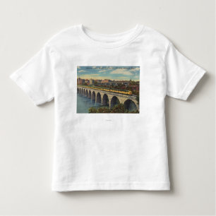 Camiseta De Bebé Puente del arco de la piedra de la travesía del